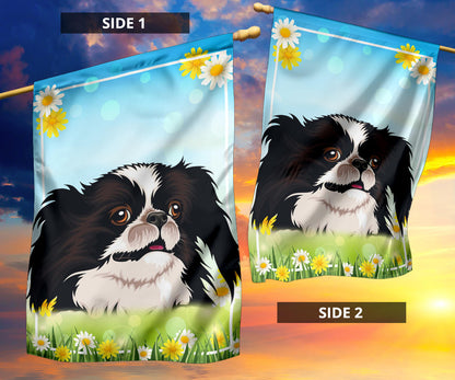Japanese Chin Design Spring and Summer Garden And House Flags - 2022 Collection