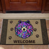 Pomeranian Design Premium Handcrafted Door Mats - Art By Cindy Sang - JillnJacks Exclusive