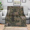 Chow Chow Pale Green Camouflage Design Premium Blanket