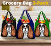 Cavalier King Charles Spaniel Design #2 - 3 Pack Grocery Bags - 2022 Collection