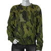 Cocker Spaniel Green Camouflage Design Sweater For Women - JillnJacks Exclusive