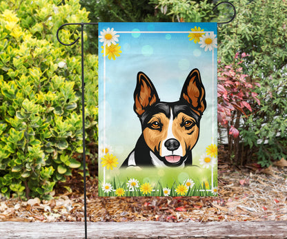 Rat Terrier Design Spring and Summer Garden And House Flags - 2022 Collection