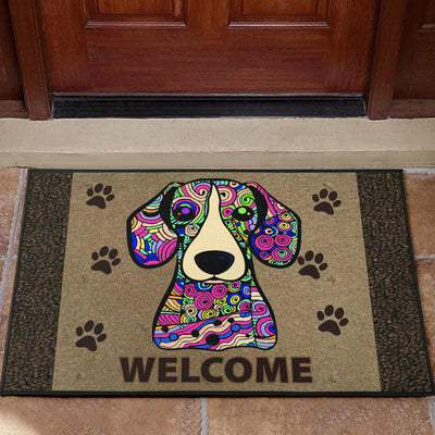 Beagle Design Premium Handcrafted Door Mats - Art By Cindy Sang - JillnJacks Exclusive