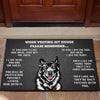 Norwegian Elkhound Design Door Mats For Visitors - 2022 Collection