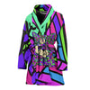 Cat Colored Design Bathrobes for Women - Art by Cindy Sang - JillnJacks Exclusive