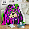 Staffordshire Terrier Design Premium Fleece Blankets - Art by Cindy Sang - JillnJacks Exclusive