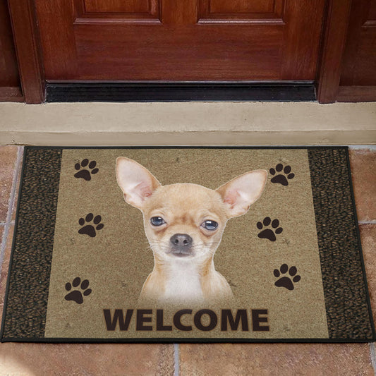 Chihuahua Design Premium Handcrafted Door Mats - JillnJacks Exclusive