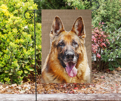 German Shepherd Dog Design Garden & House Flags - JillnJacks Exclusive