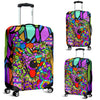 Rough Collie Design Luggage Covers - Art by Cindy Sang - JillnJacks Exclusive
