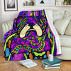 Bulldog Design Premium Fleece Blankets - Art by Cindy Sang - JillnJacks Exclusive