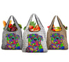 Pug Design 3 Pack Grocery Bags - Art By Cindy Sang - JillnJacks Exclusive