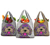 Labradoodle Design #2 - 3 Pack Grocery Bags - Arts by Cindy Sang - JillnJacks Exclusive