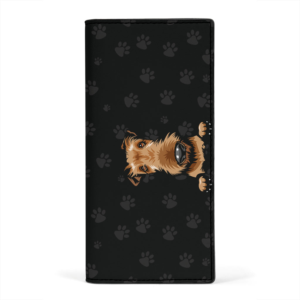 Airedale Terrier Design Women's Faux Leather Wallet - 2022 Collection