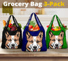Corgi Design 3 Pack Grocery Bags - 2022 Collection