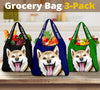 Shiba Inu Design 3 Pack Grocery Bags - 2022 Collection