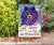 Pomeranian Design Seasons Greetings Garden and House Flags - Art By Cindy Sang - JillnJacks Exclusive