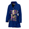 Blue Heeler Blue Design Bathrobes for Women - Art by Cindy Sang - JillnJacks Exclusive