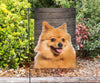 Keeshond Dog Design Garden & House Flags - JillnJacks Exclusive