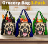 Border Terrier Design 3 Pack Grocery Bags - 2022 Collection
