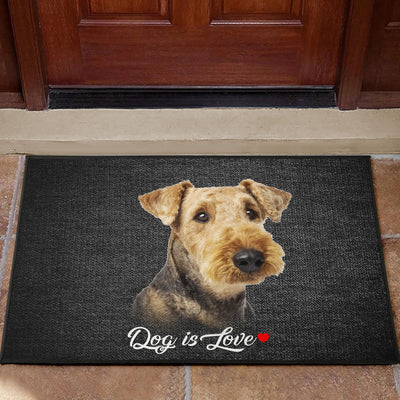 Airedale Terrier Design Premium Handcrafted Door Mats - JillnJacks Exclusive