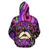 Pug Design #2 All Over Print Zip-Up Hoodies - Art By Cindy Sang - JillnJacks Exclusive