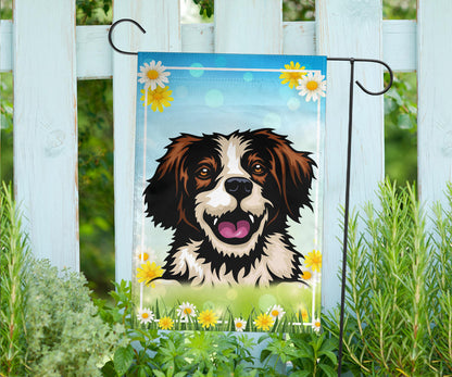 Brittany Spaniel Design Spring and Summer Garden And House Flags - 2022 Collection