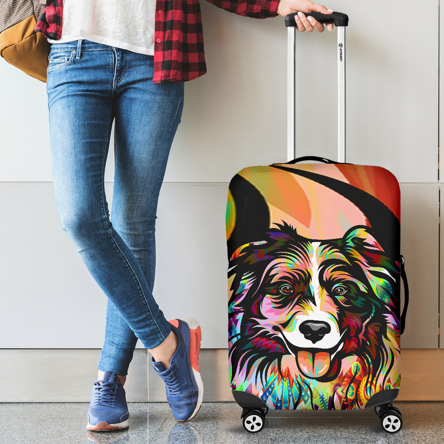 Australian Shepherd Design #2 Luggage Covers - 2023 Collection by Cindy Sang
