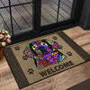 Saint Bernard Design Premium Handcrafted Door Mats - Art By Cindy Sang - JillnJacks Exclusive
