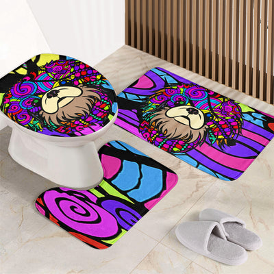 Pekingese Bathroom Set - Art By Cindy Sang - JillnJacks Exclusive