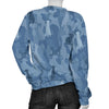 Pit Bull Blue Camouflage Design Sweater For Women - JillnJacks Exclusive