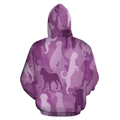 Rottweiler Pink All Over Print Camouflage Hoodie - JillnJacks Exclusive - Jill 'n Jacks