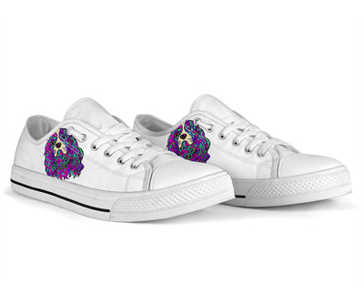 Cavalier King Charles Spaniel Design Canvas Low Tops Shoes - Art By Cindy Sang - JillnJacks Exclusive