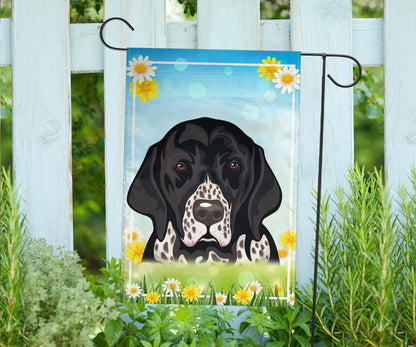 English Pointer Design #2 Spring and Summer Garden And House Flags - 2022 Collection