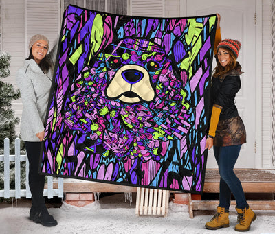 Cocker Spaniel Design Handcrafted Quilts - Art By Cindy Sang - JillnJacks Exclusive