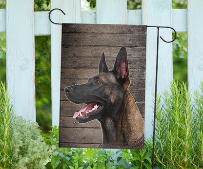 Belgian Malinois Dog Design Garden & House Flags - JillnJacks Exclusive