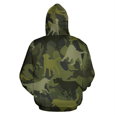 Labrador Dark Green All Over Print Camouflage Hoodie - JillnJacks Exclusive - Jill 'n Jacks