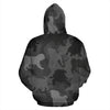 Pug Dark Grey All Over Print Camouflage Hoodie - JillnJacks Exclusive - Jill 'n Jacks
