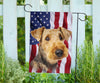 Airedale Terrier Dog Design Garden & House Flags - JillnJacks Exclusive