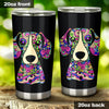 Beagle Design Double-Walled Vacuum Insulated Tumblers - Art By Cindy Sang - JillnJacks Exclusive