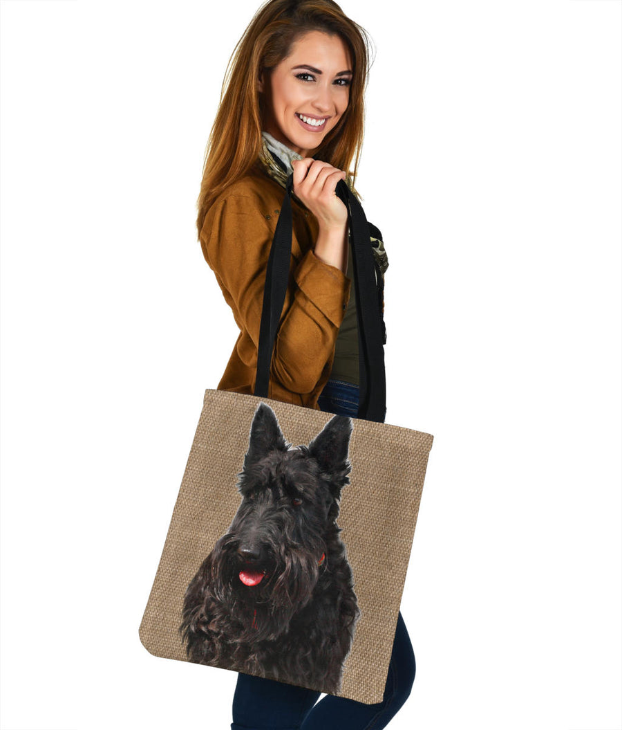 Wheaton Terrier Design Tote Bags - JillnJacks Exclusive