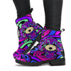 Poodle Design Handcrafted Leather Boots - Art by Cindy Sang - JillnJacks Exclusive