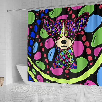 Chihuahua Design Shower Curtains - Art By Cindy Sang