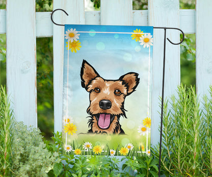 Welsh Terrier Design Spring and Summer Garden And House Flags - 2022 Collection
