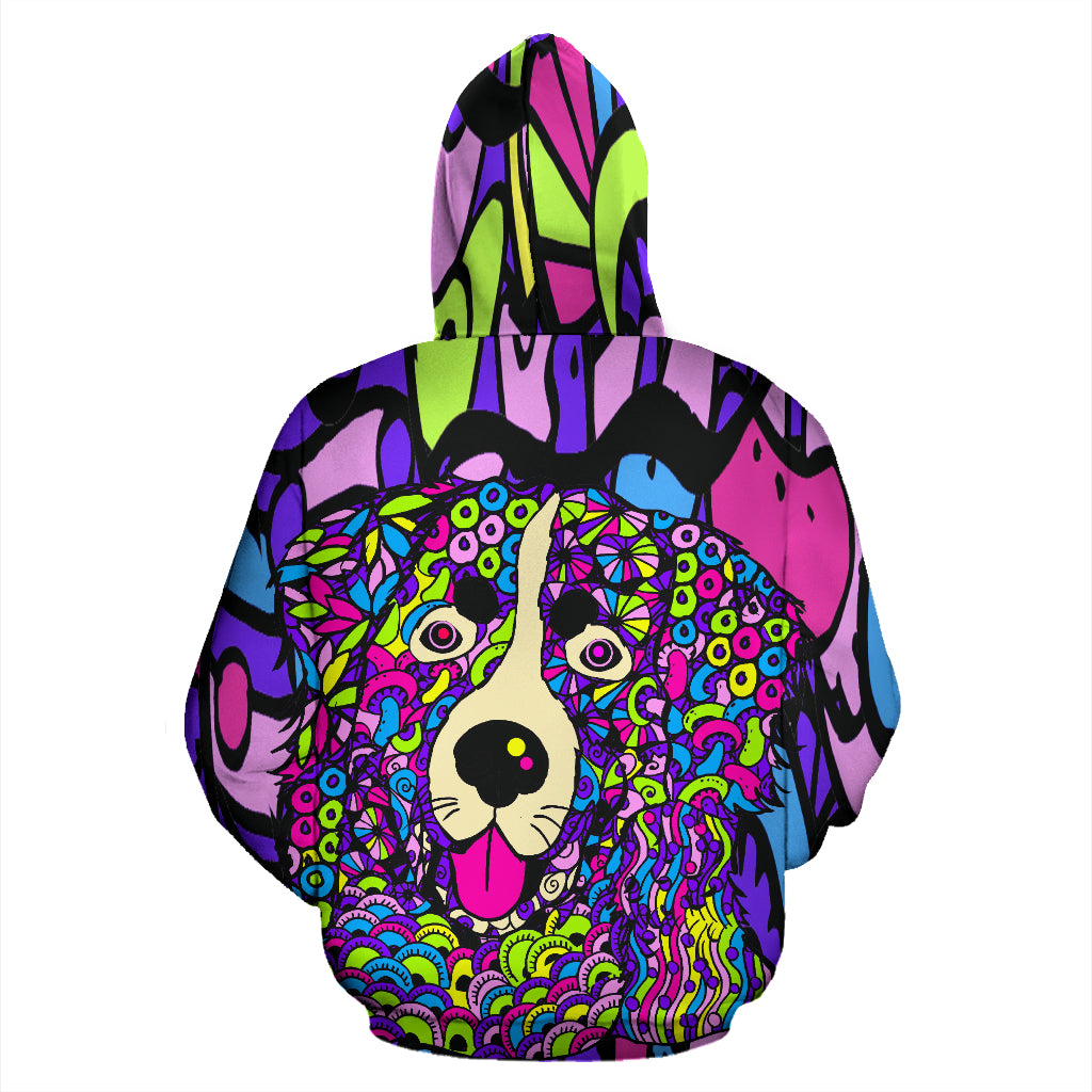 Bernese Mountain Dog Design All Over Print Hoodies - Art By Cindy Sang - JillnJacks Exclusive