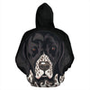 English Pointer Design #2 All Over Print Hoodies With Black Background