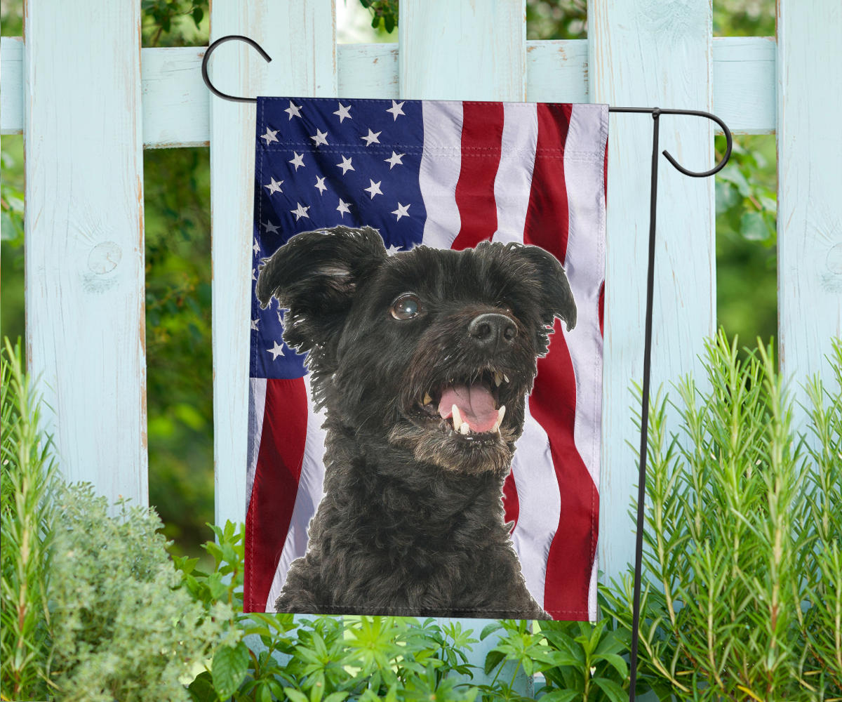 Yorkiepoo Dog Design Garden & House Flags - JillnJacks Exclusive