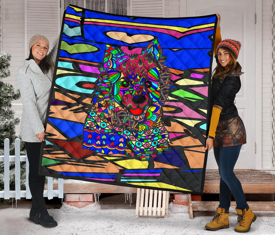 American Eskimo Design Handcrafted Quilts - Art By Cindy Sang - JillnJacks Exclusive
