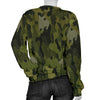 Corgi Green Camouflage Design Sweater For Women - JillnJacks Exclusive