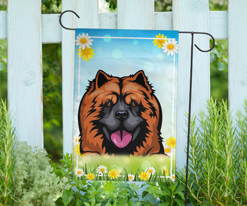 Chow Chow Design Spring and Summer Garden And House Flags - 2022 Collection