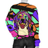 Bernese Mountain Dog Design Sweaters For Women - Art by Cindy Sang - JillnJacks Exclusive